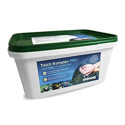 Profi-Vertrieb UG - Teich Komplex Pro 3,4kg zur Stabilisierung des pH-Wertes I Algenfreier Teich & Pool I Teichreiniger für Schlammabbau & Algenabbau I gegen Fadenalgen Schmieralgen Schwebealgen Profi-Vertrieb UG - Teich Komplex Pro 3,4kg zur Stabilisierung des pH-Wertes I Algenfreier Teich & Pool I Teichreiniger für Schlammabbau & Algenabbau I gegen Fadenalgen Schmieralgen Schwebealgen von Profi-Vertrieb UG