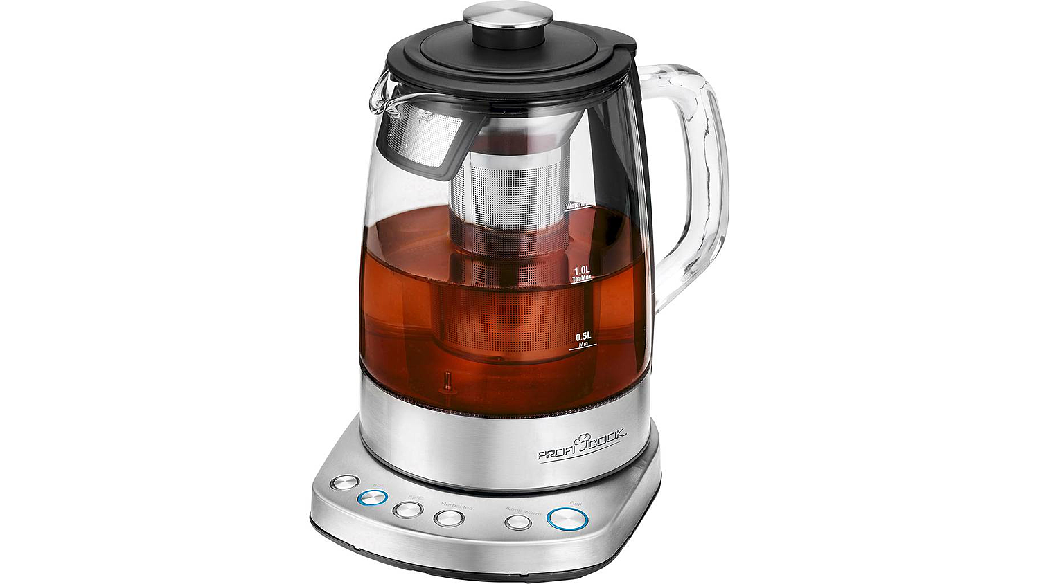 Profi Cook Pc Wks 1167 G Teebereiter Edelstahl Glas Wasserkocher Wi Fi Steuerung B-Ware Profi Cook Pc Wks 1167 G Teebereiter Edelstahl Glas Wasserkocher Wi Fi Steuerung B-Ware von Profi