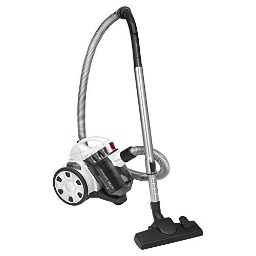 ProfiCare® Staubsauger Beutellos für Parkett, Teppich, Fliesen, 700 Watt Bodenstaubsauger mit HEPA-Filter, Staubsauger ohne Beutel inkl. 3 Bürsten und 4-Fach Mikrofiltersystem, PC-BS 3110, Weiß/Titan von ProfiCare