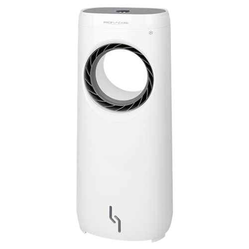 ProfiCare PC-LK 3088 Ventilator/Luftkühler, 3in1 Luftkühler, Luftbefeuchter & Luftreiniger in Einem, WiFi-Steuerung, Multifunktionsdisplay, Weiß-Titan von ProfiCare