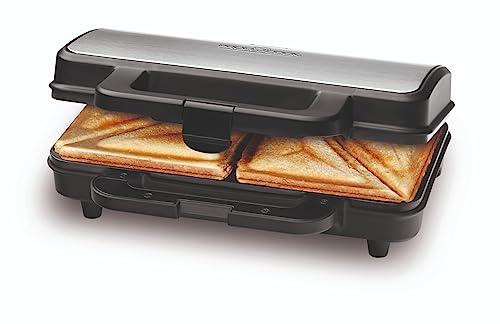 ProfiCook® Sandwichmaker | amerikanische Sandwiches | XXL-Toastscheiben | elektrischer Sandwichtoaster | extra große Sandwich-Platten (antihaftbeschichtet) | Sandwich-Maker mit 900W | PC-ST 1092 von ProfiCook