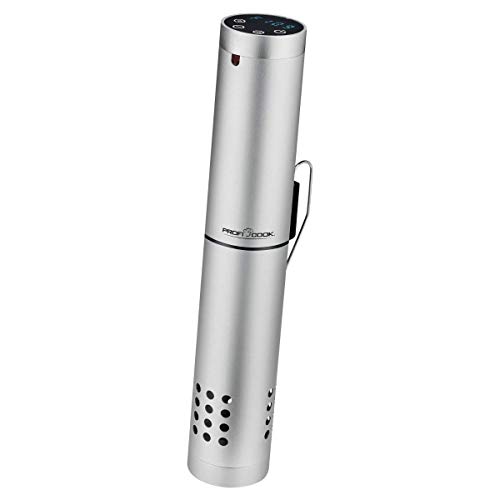 ProfiCook® Sous Vide Garer | WIFI | 0°C – 90°C | Wasserumwälzung 7–8 l/min. | 1000 Watt | Automatikprogramme | Aluminium-Gehäuse | LED-Multifunktionsdisplay | Abschaltautomatik | PC-SV 1159 von Profi Cook