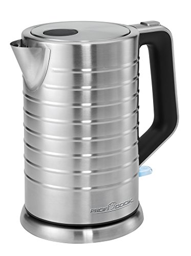 ProfiCook PC-WKS 1119 Wasserkocher, 1.7 Liter, 1850-2200 W, inox mit Wasserstandsanzeige von ProfiCook