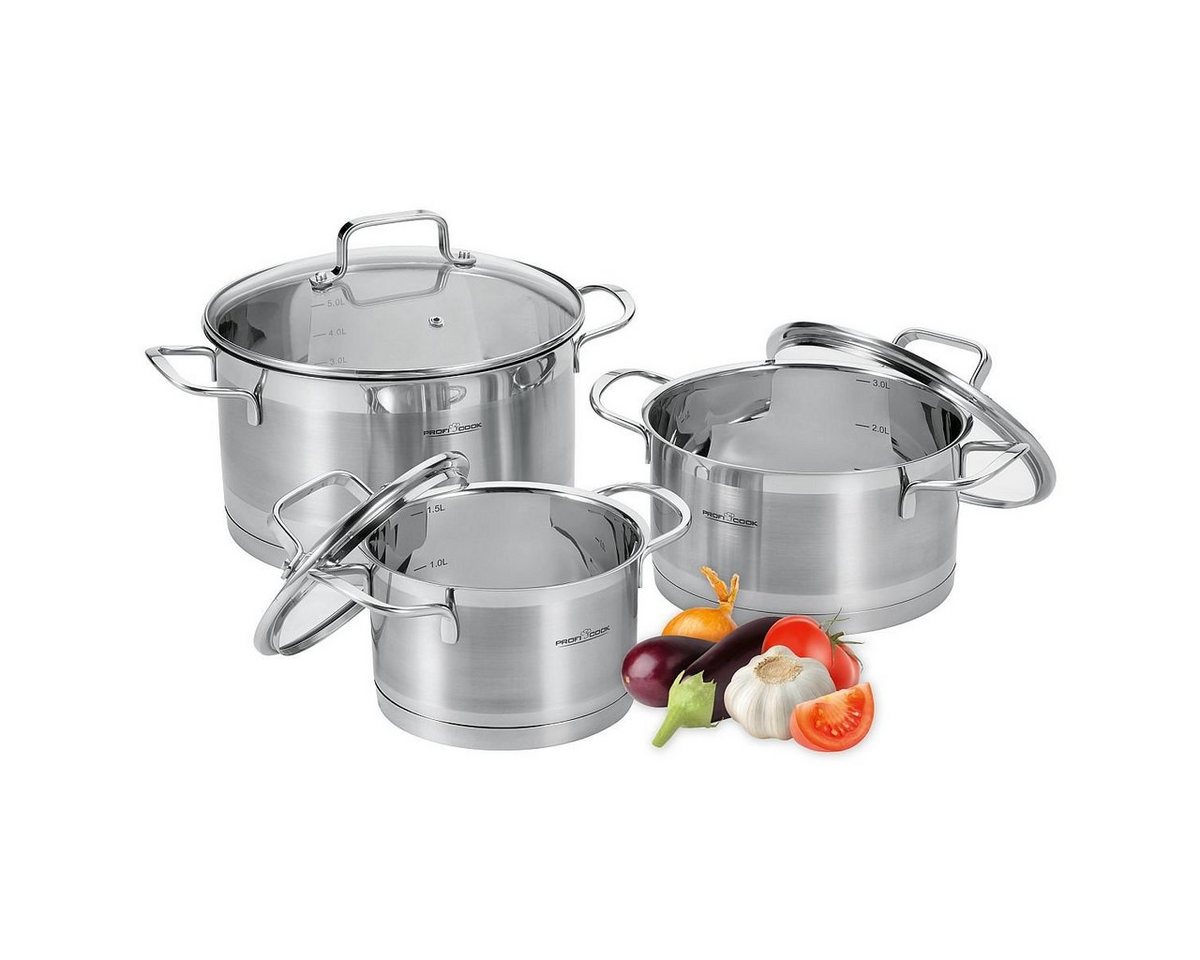 ProfiCook Topf-Set PC-KTS 1223, (6-tlg) von ProfiCook