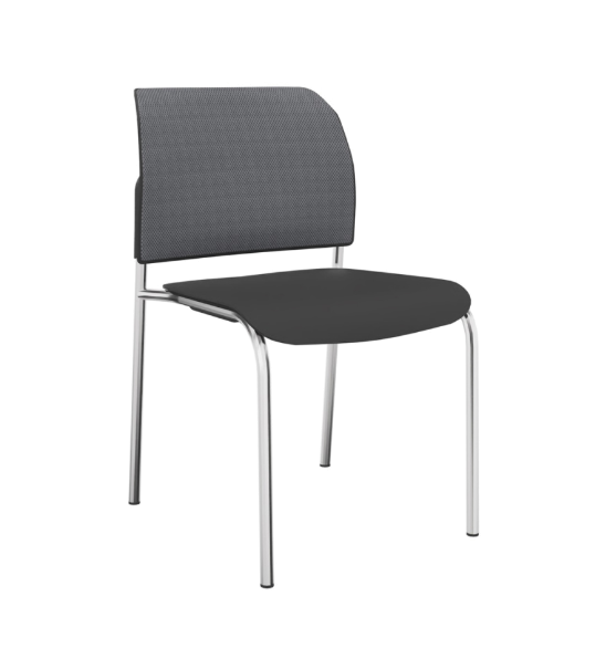 ProfiM Bit Besucherstuhl mit optionaler Sitzpolsterung und Netzrücken ProfiM Bit Besucherstuhl mit optionaler Sitzpolsterung und Netzrücken von ProfiM