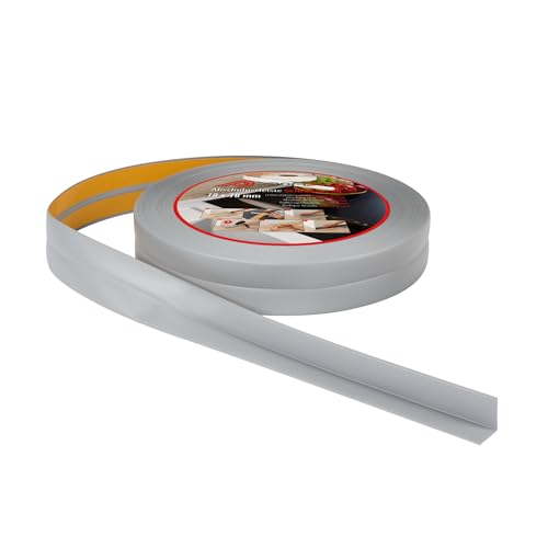 ProfiPVC Weichsockelleiste 18x18mm 20 Meter für Küche und Badezimmer, selbstklebende Abschlussleiste aus PVC, flexible Knickleiste - Fugendichtungsband, aschgrau ProfiPVC Weichsockelleiste 18x18mm 20 Meter für Küche und Badezimmer, selbstklebende Abschlussleiste aus PVC, flexible Knickleiste - Fugendichtungsband, aschgrau von ProfiPVC