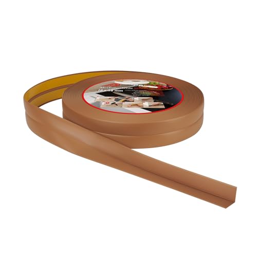 ProfiPVC Weichsockelleiste 18x18mm 5 Meter für Küche und Badezimmer, selbstklebende Abschlussleiste aus PVC, flexible Knickleiste - Fugendichtungsband, bernsteinfarbe ProfiPVC Weichsockelleiste 18x18mm 5 Meter für Küche und Badezimmer, selbstklebende Abschlussleiste aus PVC, flexible Knickleiste - Fugendichtungsband, bernsteinfarbe von ProfiPVC