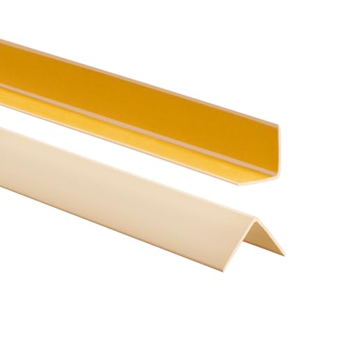 ProfiPVC Winkelprofil 30x30mm, 70cm - Kunststoffwinkel aus PVC-Gummi - selbstklebend Kantenschutzprofil, elastischer Kantenschutz - Eckschutzprofil, einfache Montage - Cremefarbe ProfiPVC Winkelprofil 30x30mm, 70cm - Kunststoffwinkel aus PVC-Gummi - selbstklebend Kantenschutzprofil, elastischer Kantenschutz - Eckschutzprofil, einfache Montage - Cremefarbe von ProfiPVC