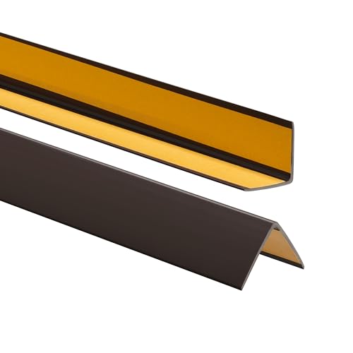 ProfiPVC Winkelprofil 35x35mm, 100cm - Kunststoffwinkel aus PVC-Gummi - selbstklebend Kantenschutzprofil, elastischer Kantenschutz - Eckschutzprofil, einfache Montage - DunkelBraun ProfiPVC Winkelprofil 35x35mm, 100cm - Kunststoffwinkel aus PVC-Gummi - selbstklebend Kantenschutzprofil, elastischer Kantenschutz - Eckschutzprofil, einfache Montage - DunkelBraun von ProfiPVC