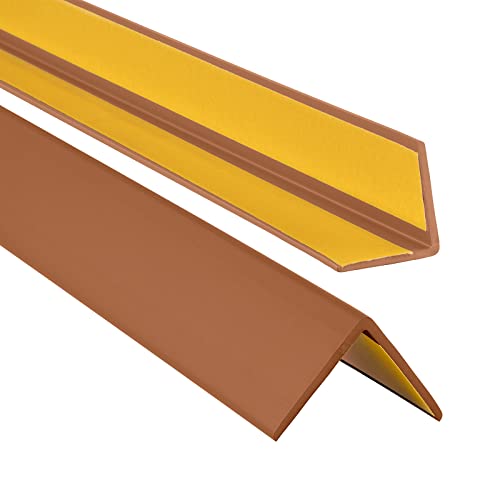 ProfiPVC Winkelprofil 35x35mm, 150cm - Kunststoffwinkel aus PVC-Gummi - selbstklebend Kantenschutzprofil, elastischer Kantenschutz - Eckschutzprofil, einfache Montage - Bernsteinfarbe ProfiPVC Winkelprofil 35x35mm, 150cm - Kunststoffwinkel aus PVC-Gummi - selbstklebend Kantenschutzprofil, elastischer Kantenschutz - Eckschutzprofil, einfache Montage - Bernsteinfarbe von ProfiPVC
