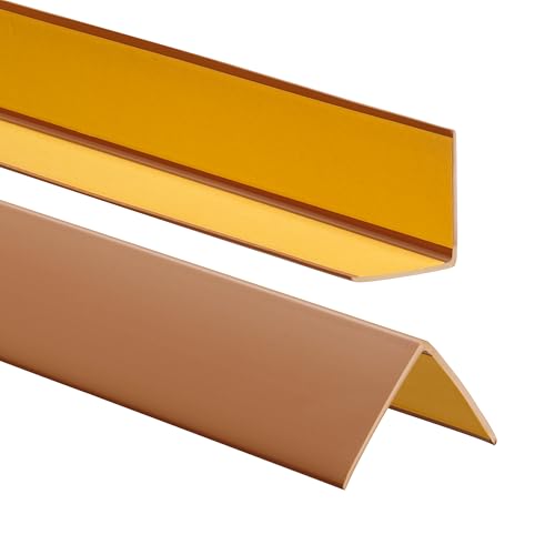 ProfiPVC Winkelprofil 50x50mm, Kunststoffwinkel aus PVC-Gummi - selbstklebend Kantenschutzprofil, elastischer Kantenschutz - Eckschutzprofil, einfache Montage - 180cm, Bernsteinfarbe ProfiPVC Winkelprofil 50x50mm, Kunststoffwinkel aus PVC-Gummi - selbstklebend Kantenschutzprofil, elastischer Kantenschutz - Eckschutzprofil, einfache Montage - 180cm, Bernsteinfarbe von ProfiPVC