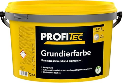 ProfiTec Grundierfarbe P818, weiß pigmentiert, 12,5l von ProfiTec