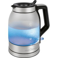 ProfiCook Glas-Wasserkocher PC-WKS 1215 G transparent silber Glas ca. 1,7 l von ProfiCook