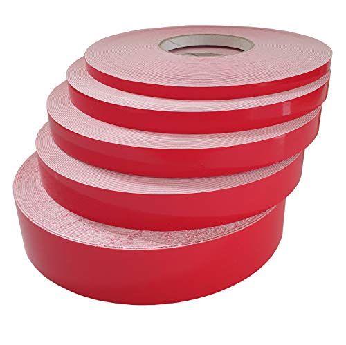 Schaumklebeband Acrylat doppelseitig, Spiegelklebeband weiß 25m (38 mm) von Profiklebeband