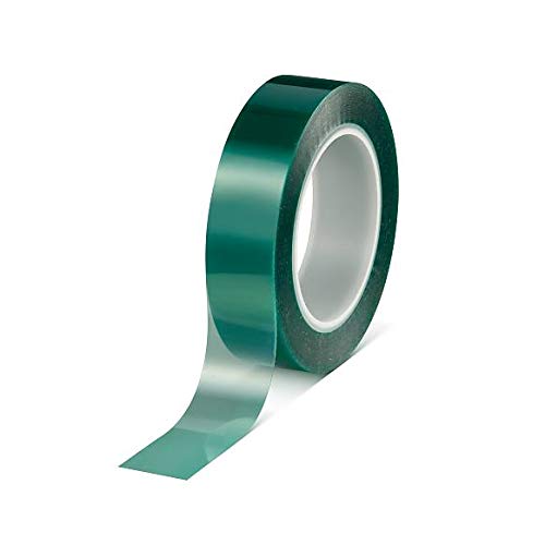 Tesa 50600 Klebeband Grünes PET Silikon-Abdeckband für Pulverbeschichtung 66m (3mm) von Profiklebeband