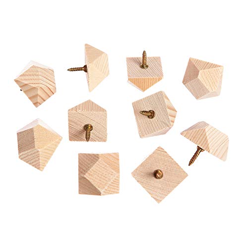 10 Ziernägel Holznägel Fachwerk Balkon mit Schraube aus Fichte 20x20x16mm neu von Profil Holzhandel