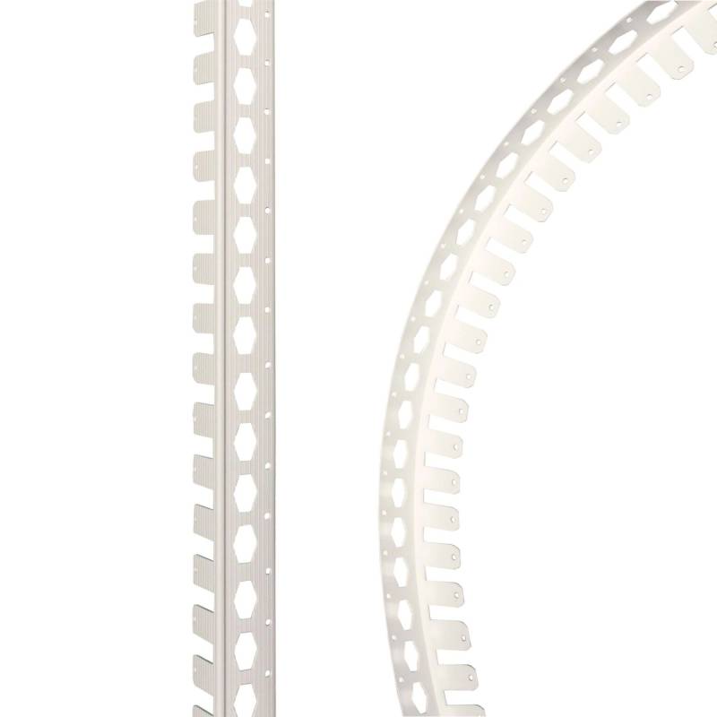 ProfileXXL Eckschutzprofil 2,5m x 25mm x 25mm Flexibel PVC Weiß Trockenbau von ProfileXXL