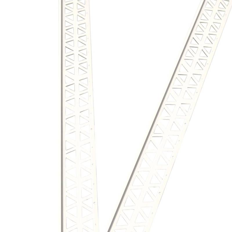 ProfileXXL Eckschutzprofil 2,5m x 40mm x 40mm x 6mm PVC Weiß Putzschiene von ProfileXXL