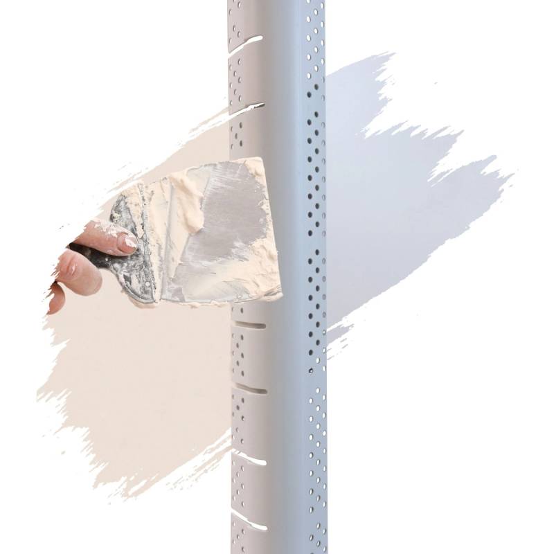 ProfileXXL Eckwinkel Flexibel Rund 2,5m x 55mm x 23mm PVC Weiß von ProfileXXL