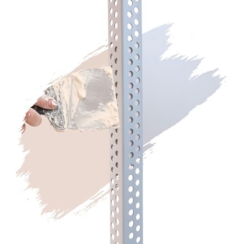 ProfileXXL PVC Eckwinkel, Eckprofil, Kantenschutz Trockenbau 2,5m Weiß 23 x 23mm Profile aus hart PVC, für Innenbau Trockenbau von ProfileXXL