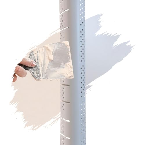 ProfileXXL PVC Eckwinkel, Eckprofil, Rund, Kantenschutz flexibel Trockenbau 2,5m Weiß 55 x 23mm Runde Kante für Bogen von ProfileXXL