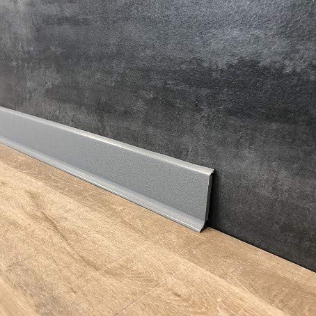 10 Meter Fußleisten | Sockelleisten 60 x 12.8 mm25560-0107 aus PVC Hartschaum mit durchgefärbter Weichlippe| Kunststoff-Leiste Grau 10 Meter Fußleisten | Sockelleisten 60 x 12.8 mm25560-0107 aus PVC Hartschaum mit durchgefärbter Weichlippe| Kunststoff-Leiste Grau von Profileisten
