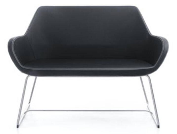 Loungesofa Clubsofa Flokk Profim Fan 2-Sitzer Kufen Auswahl Farbe Optionen von Profim