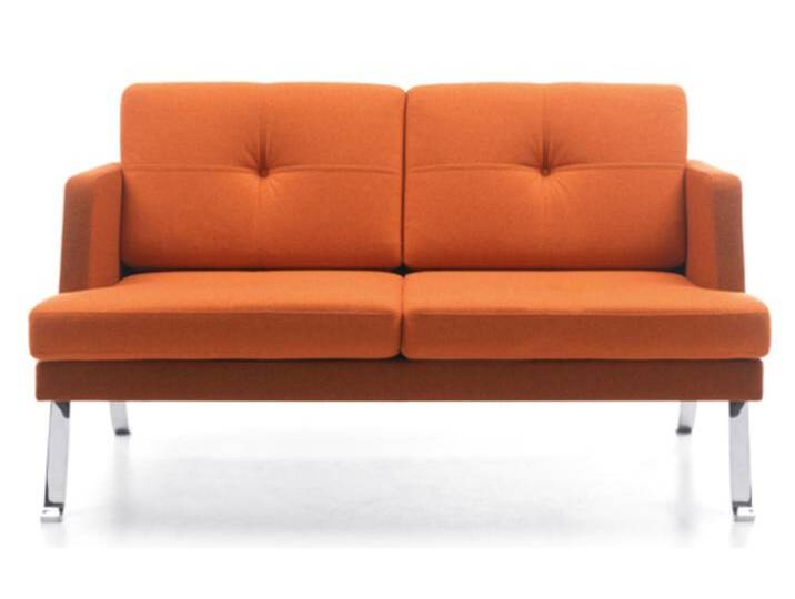 Loungesofa Clubsofa Flokk Profim October 2-Sitzer Auswahl Farbe Optionen von Profim