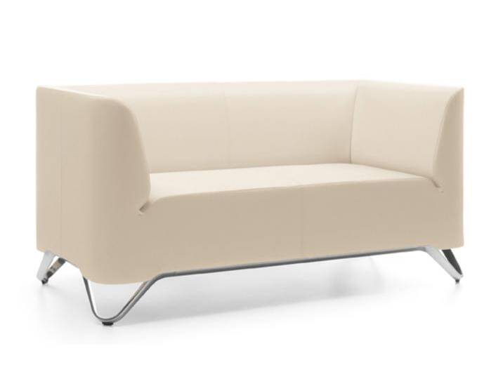 Loungesofa Clubsofa Flokk Profim SoftBox 2-Sitzer AM Auswahl Farbe Optionen von Profim