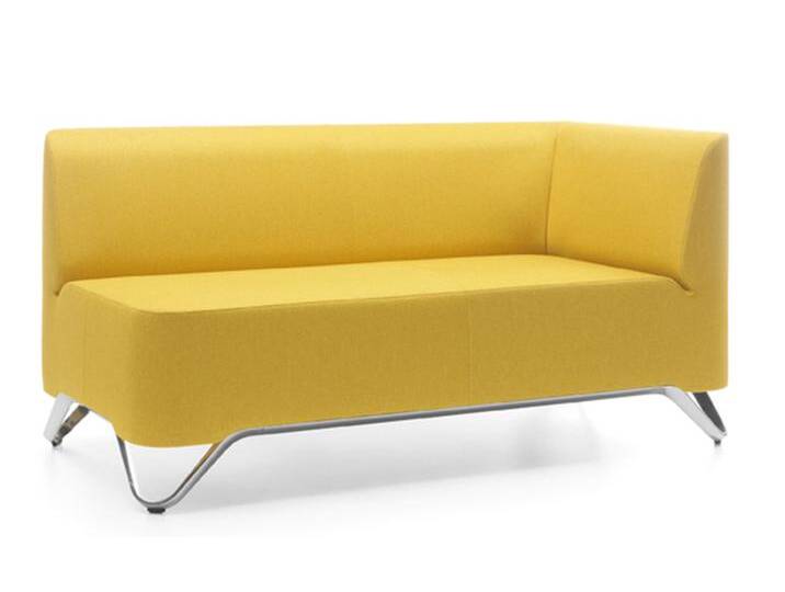 Loungesofa Clubsofa Flokk Profim SoftBox 2-Sitzer links AM Auswahl Farbe Optionen von Profim