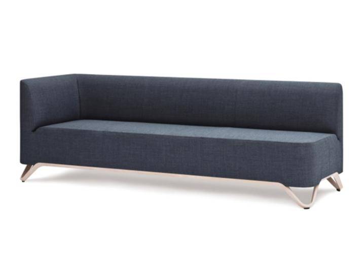 Loungesofa Clubsofa Flokk Profim SoftBox 3-Sitzer rechts AM Auswahl Farbe Optionen von Profim