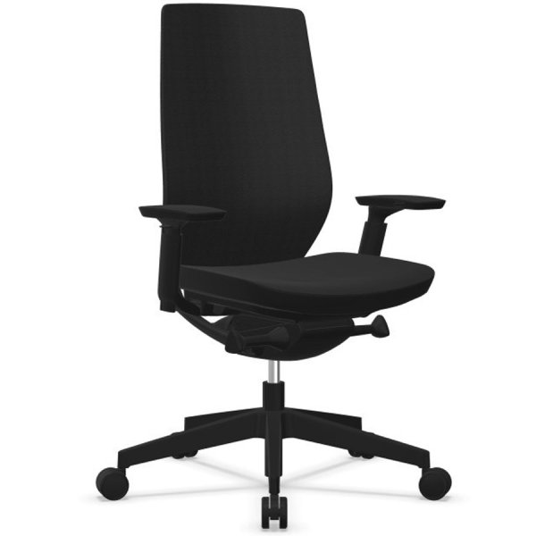 Profim AccisPro Bürodrehstuhl schwarz mit Netzrücken konfigurierbar von Profim