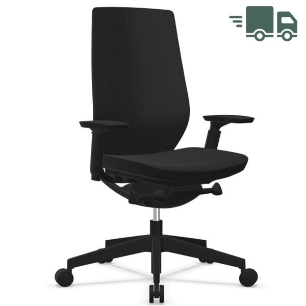 Profim AccisPro Bürodrehstuhl schwarz mit Netzrücken - schnell lieferbar von Profim