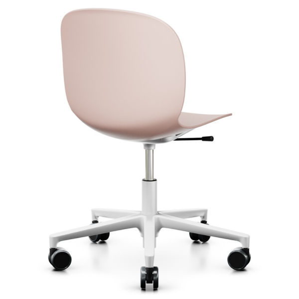 Profim Noor (6070) Bürostuhl | Höhenverstellbar auf Rollen | Sitzschale rosa von Profim