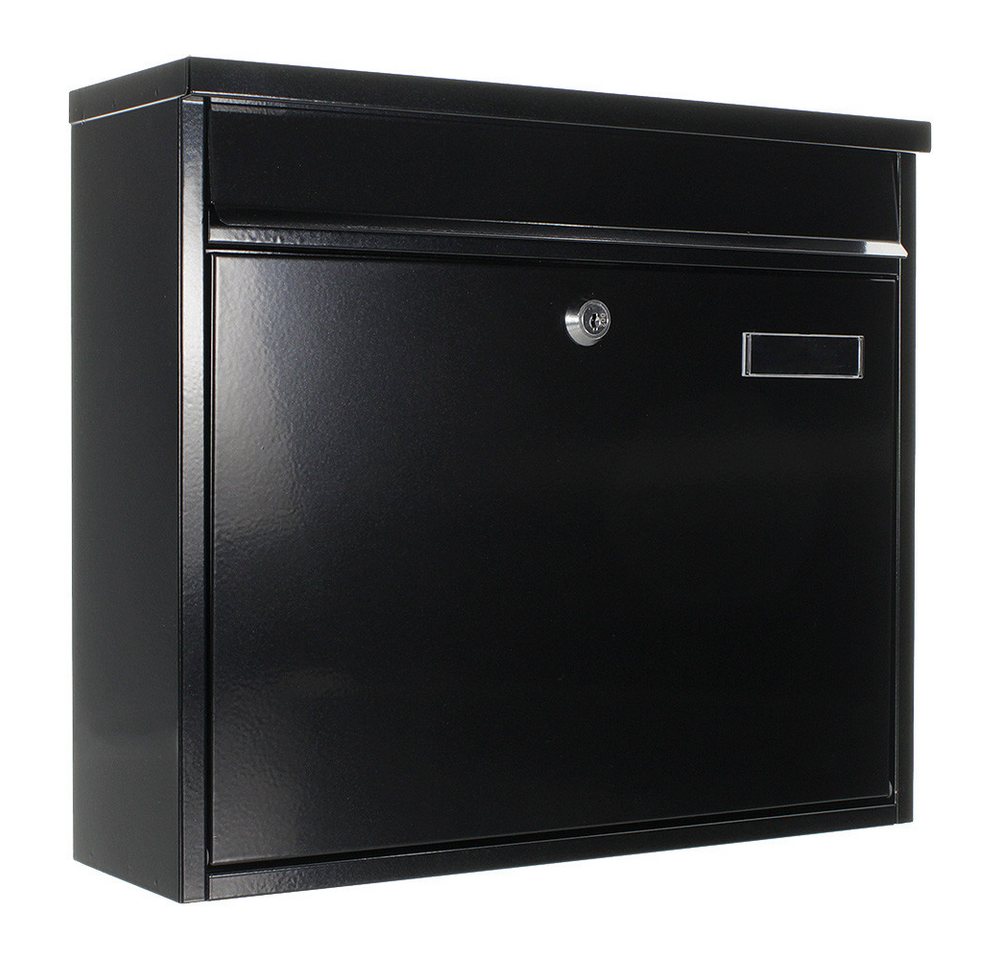 Profirst Briefkasten Profirst Mail PM 120 Briefkasten (Schwarzgrau), Namensschild von Profirst