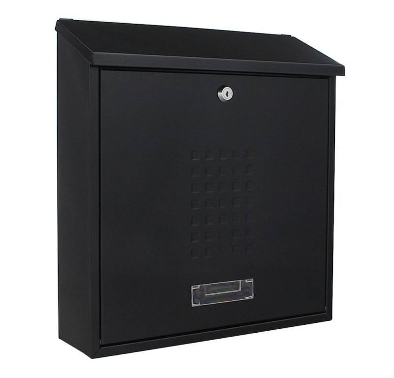 Profirst Briefkasten Profirst Mail PM 310 Briefkasten (Schwarzgrau), aus Stahlblech, mit 2 Schlüssel von Profirst