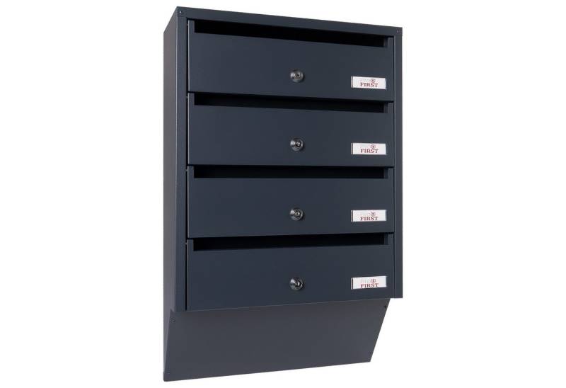 Profirst Briefkastenanlage Maildrop 4 anthrazit Profirst Briefkastenanlage Maildrop 4 anthrazit von Profirst