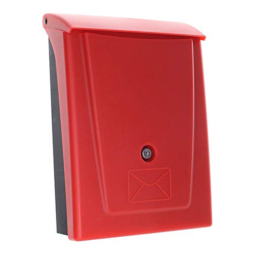 Profirst Briefkasten Mail PM 780 Zylinderschloss mit 2 Schlüssel Kunststoff Postkasten BxH 25x34 mm inkl. Befestigungsmaterial von Profirst
