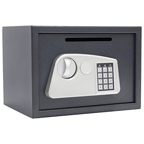 Profirst Möbeltresor Kasos 1 Stahl Einwurftresor Elektronikschloss Notöffnung möglich Einwurfschlitz inklusive Befestigungsmaterial von Profirst