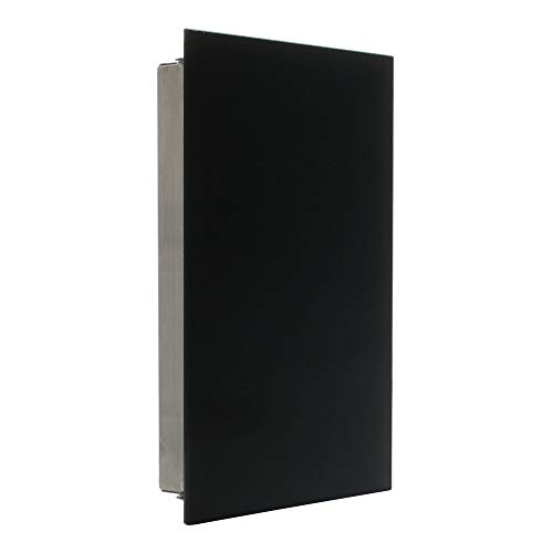 Profirst Schlüsselschrank Glarus Black, Magnetverschluss, Schwarz, BxH 20x30 cm, 8 Haken, inkl. Befestigungsmaterial von Profirst
