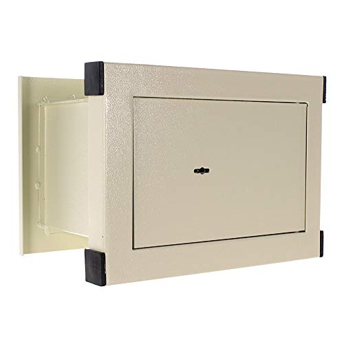 Profirst Wandtresor Titan 26 Doppelbart-Sicherheitsschloss EN Klasse 1 Schließzwang feuerhemmende Bauweise verstellbarer Fachboden zum Einbetonieren von Profirst