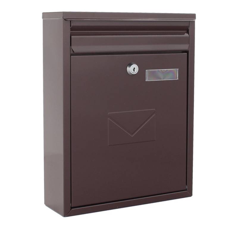 Profirst Wandbriefkasten Profirst Mail PM 250 Briefkasten (Braun) von Profirst