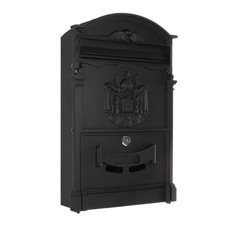 Profirst Wandbriefkasten Mail PM 700 Briefkasten Schwarz von Profirst