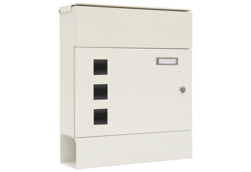 Profirst Wandbriefkasten Mail PM 830 Briefkasten (Weiß), Zeitungsbox von Profirst
