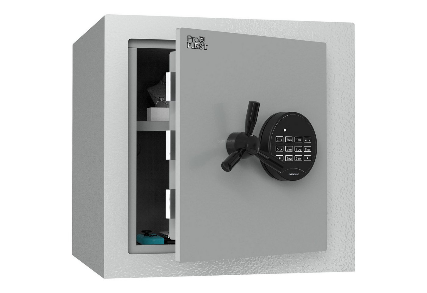 Profirst Wertschutzschrank EN1 Fortress 40 Elektronikschloss lichtgrau von Profirst