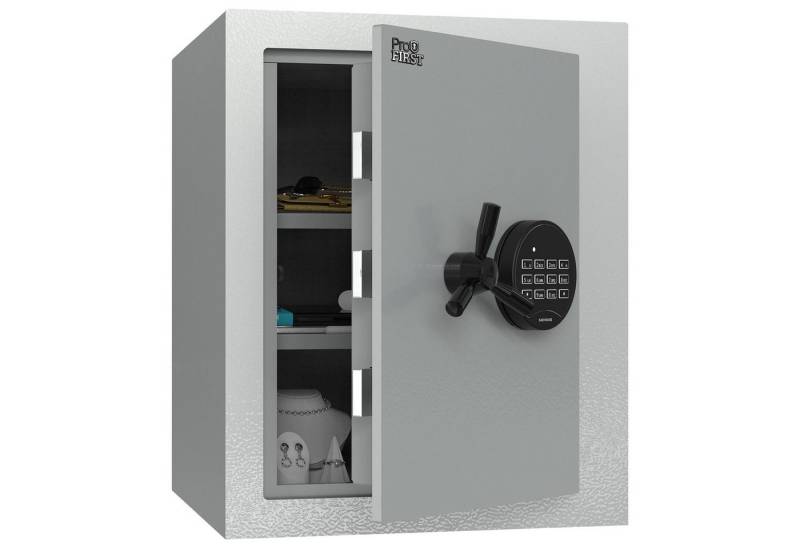 Profirst Wertschutzschrank EN1 Fortress 50 Elektronikschloss lichtgrau von Profirst