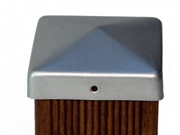 Pfostenkappe Schutzkappe Zierkappe Pyramide Zaunkappe Pfahlkappe VCI (für Pfosten 7x7 cm (71x71 mm)) von Profishop-Bremen