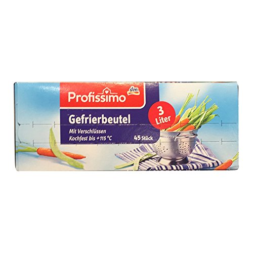 Profissimo Gefrierbeutel 3l (45 Stk Pack) von Profissimo
