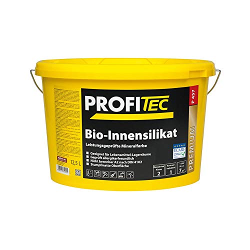 ProfiTec Bio-Innensilikat P457 Innenfarbe 12,5 Liter weiß von profitec