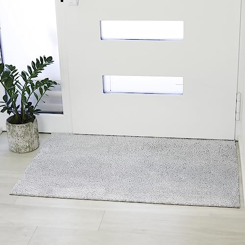 Profolio Fußmatte Eingangsmatte für Innenbereiche, waschbare Schmutzfangmatte mit rutschhemmender Rückseite, Fußabtreter für den Hauseingang & Flur nach Maß - 110 x 110 cm von Profolio